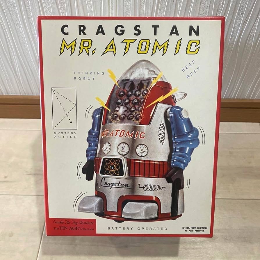 Mr アトミック　大阪ブリキ　ブリキ電動　動作確認済み 大阪ブリキ玩具資料室 MR.ATOMIC ミスターアトミック 米澤 トミー
